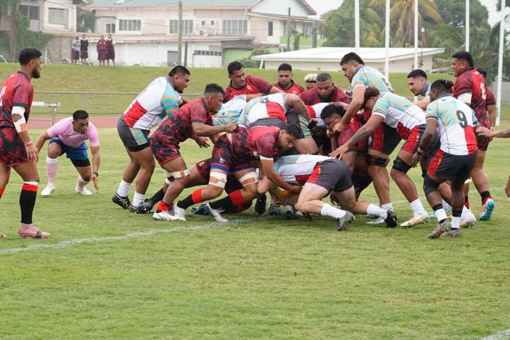 First Nations Pasifika were too much for the Tonga President's XV to handle. Photo Supplied.